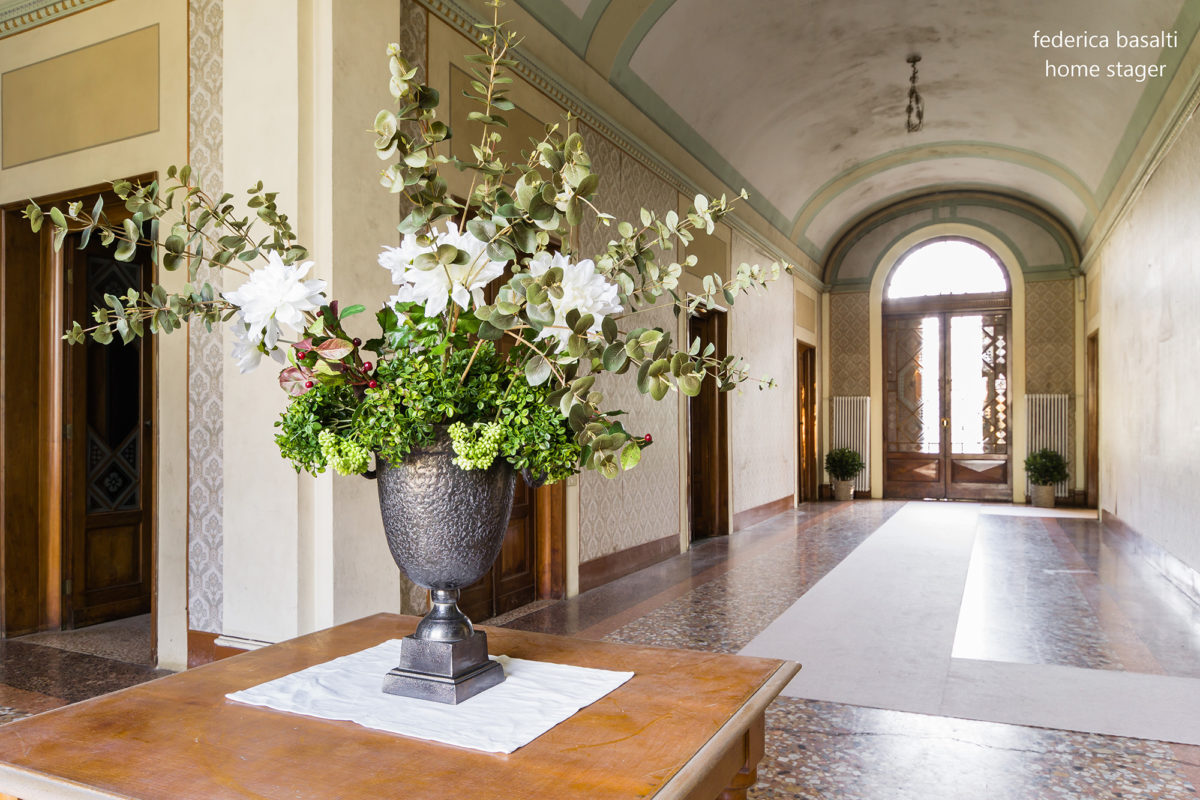 Corridoio principale ingresso - Home Staging su Case di pregio