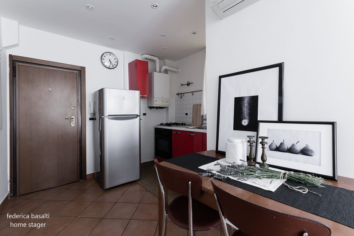 Appartamento con intervento dell'home stager Federica Basalti